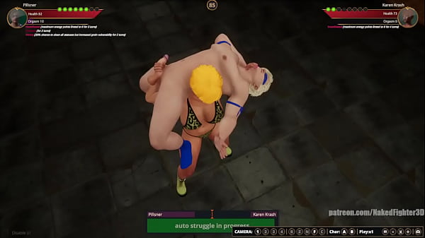 Pillsner VS Karen Krash (Naked Fighter 3D)