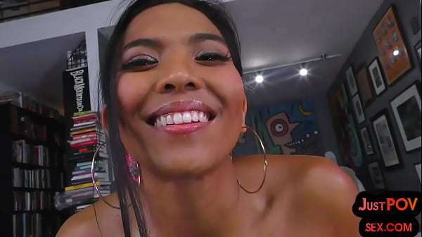 POV_dirty talking babe sucks_and gets fucked_by her_man