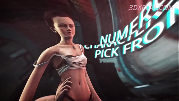 Naked 3D Heroes with Excellent Body Gets Hardcore Fucking and Creampied