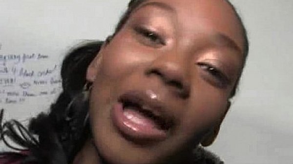 Interracial Fun Through A GloryHole 