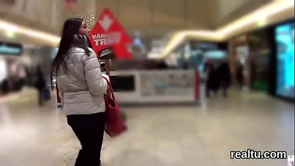 Stunning czech kitten is tempted_in the mall and bangedin pov