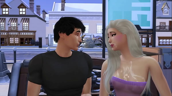 Play MP4 - Voyeur spy on Ladyboy blowjob in Bathroom &lbrack;Futa&rsqb; Sims 4 &vert; Episode 7