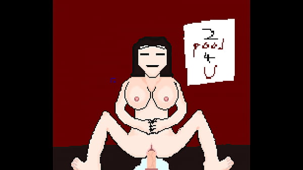Pixel Girl gets fucked in the ass by big pixel dildo