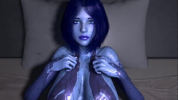 Sex with Cortana on the Bed | Halo 3D Porn Parody 