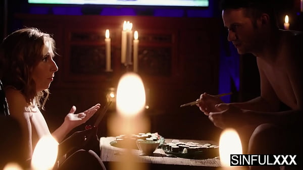 Couple gets interrupted on their date night by next door neighbors at sinfulxxx 