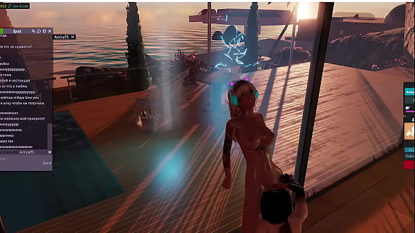 Porno sex two tranies in game