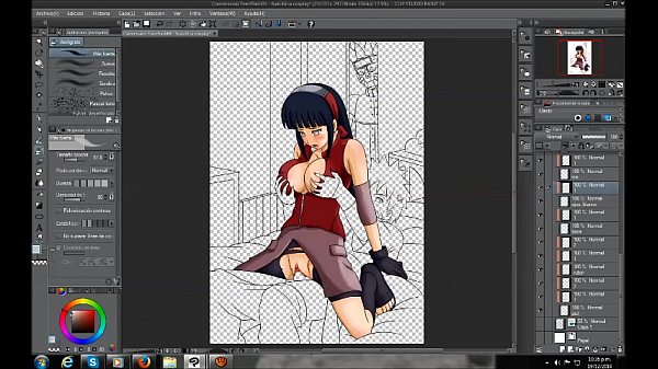 Play MP4 - Hentai Speed Painting &num;01 - Naruto x Hinata