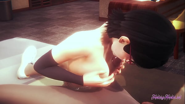 Naruto Hentai - Sarada Boojob With Sucking thumbnail