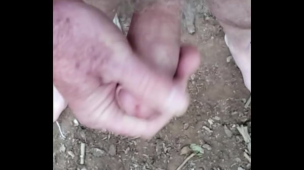 Me Jerking And Spermming In The Trees 