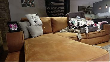 Nonton Hot Wife Invites Her Other Housewife Friend To Tease Her Husband Meanwhile She Paints A Picture thumbnail