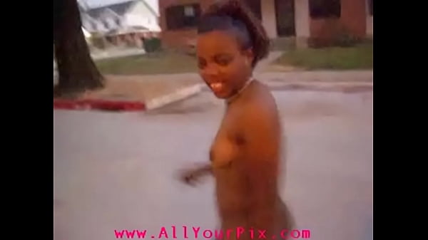 AllYourPix com Black_Girl Walking In_Street Nude