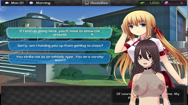 lewdtuber juega Huniepop 01