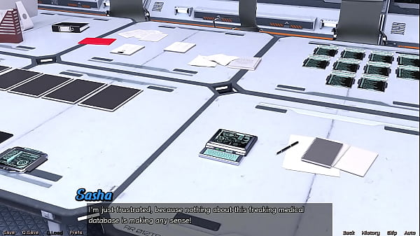 Play MP4 - Stranded In Space &num;101 - Blue Haired Big Tits Milf Wants To Talk