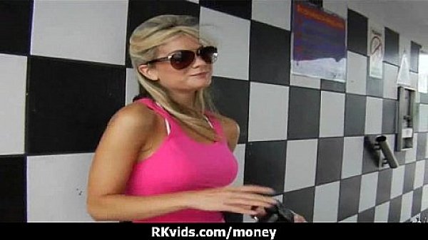Sexy wild chick gets paid to fuck 13 