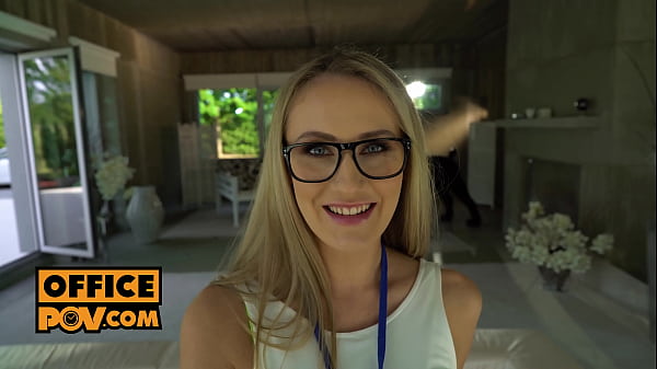 POV Cock whore_Linda Leclaire needs double dickat the_office