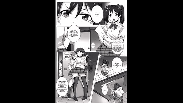 Love live comic futanari Honoka and Nozomi'_s Sex Life