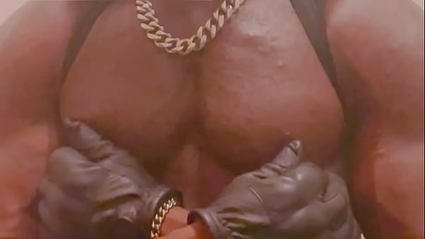 Biig Chested Black Muscle Dad Tit And Cock Play thumbnail