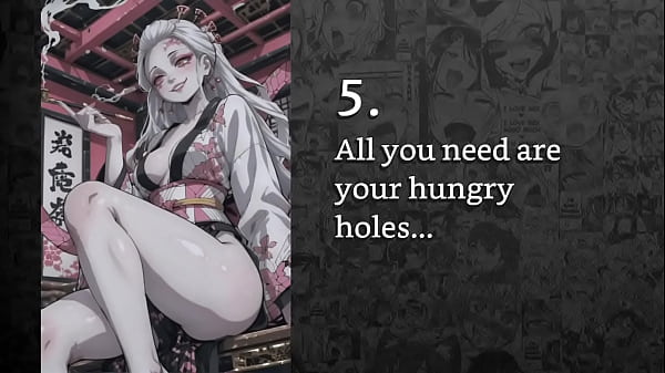 Daki from demon slayer makes you her pet and whores you out to men who fuck you senseless 