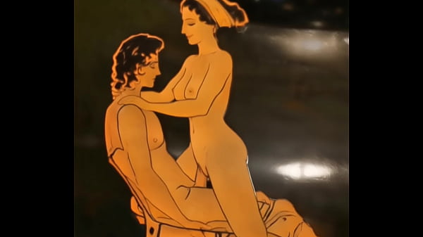 AI Experiments: Animated Ancient Greek Erotic Art of Couple Making Love