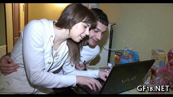 Sweet looking teen beauty takes hard10 pounder