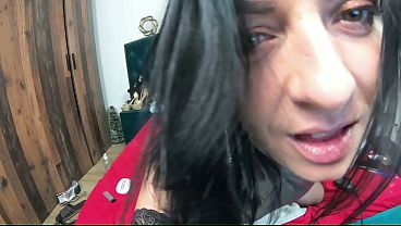 Shiny Grey Dress JOI &ndash; Masturbation, Twerking, Dirty Talk & Toy Play in Front of My Fans 