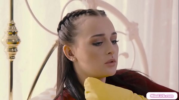 Stepteen meets the new gf of her and she will be her new goes into her bed and fantasizes about her new her stepmom caught her instead of getting start kissing and licking each others pussy on the bed