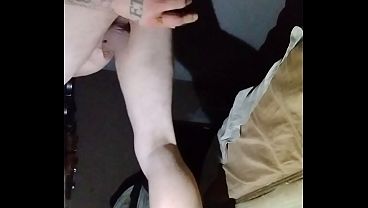 Taking huge toy deep in my ass 