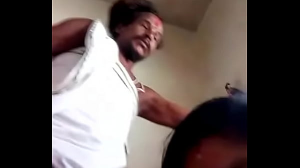 Indian aunty with temple guy 