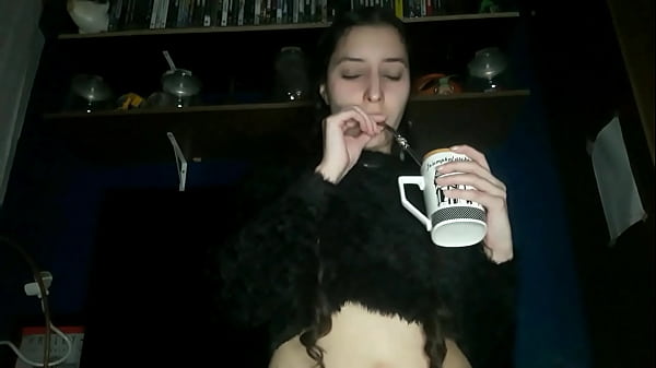 Play MP4 - Hiding in the bathroom I showed my pussy