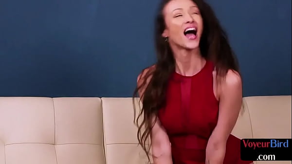 Classy CFNM babeseducing male jerker with her sexy moves