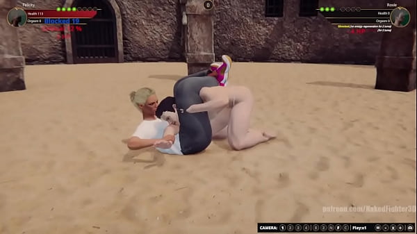 Felicity vs rosie nf3d mixed mma combat femdom 