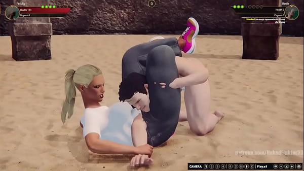 Felicity vs rosie nf3d mixed mma combat femdom