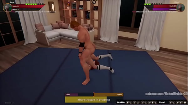 Zoya VS Vilkor Naked Fighter 3D