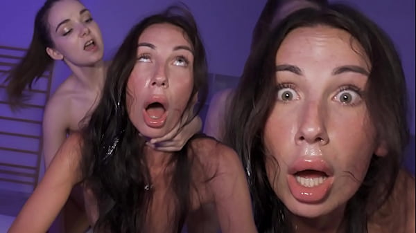 Play MP4 - Submissive Bimbo Teen Cums Her Brains Out During Cervix Crushing FFM Rough Fuck