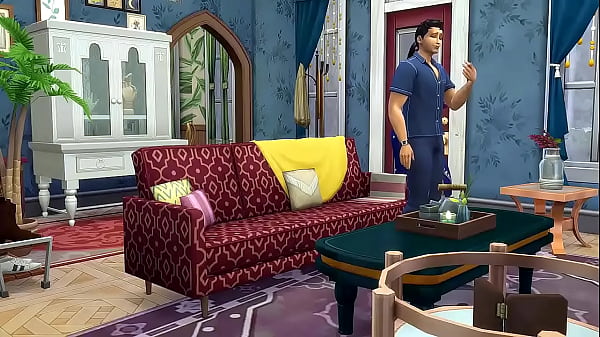 Play MP4 - Hindi Version - Desi Home alone sex with Indian Big Boobs widow aunty - Wickedwhims