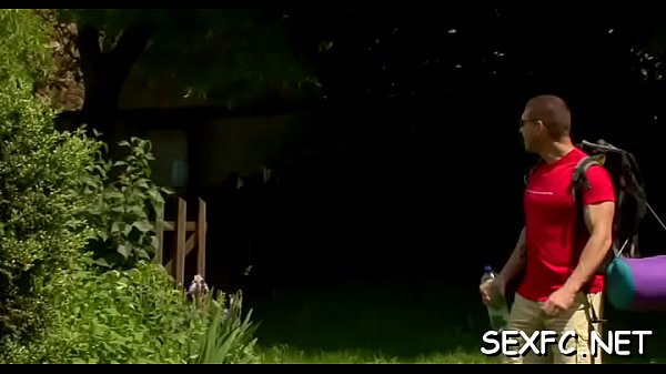 Rod sucking and ball licking together by voluptuous sweetheart Justine