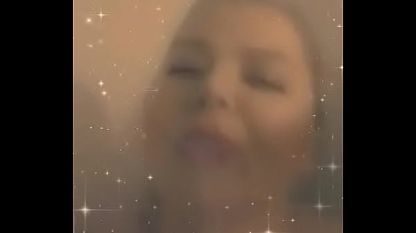 Busty morning shower