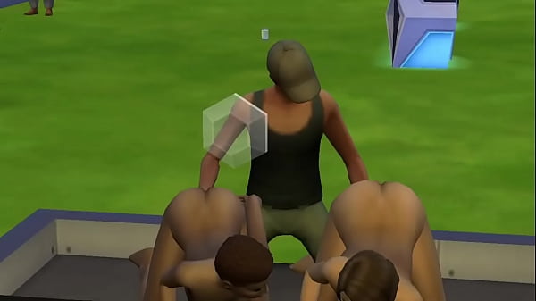 It's Time To Work And Cum FFM Sims 4 