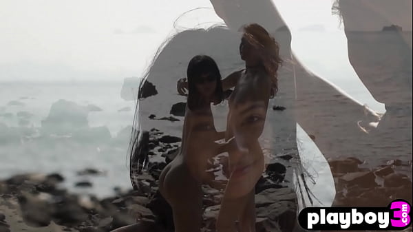 Cute lesbian chicks Janeth Tenseand teen Nicole Fox posed totally naked