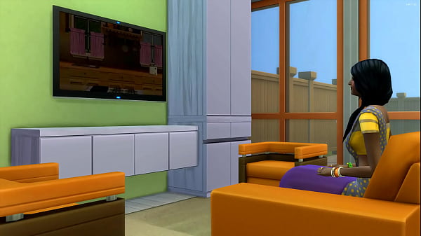 After masturbating in front of the computer he went to his step mom room and fuck her indian and