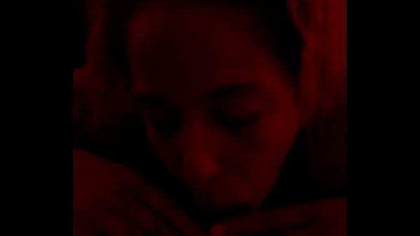 Lightskin ebony step sister sucks my cock like a slutty throat demon for a facial