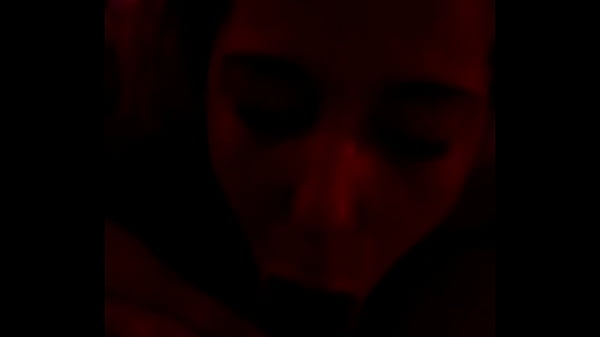 Lightskin ebony step sister sucks my cock like a slutty throat demon for a facial 