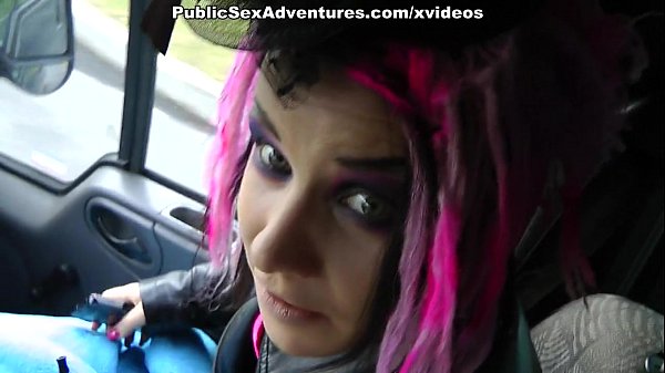 Half-naked emo-girl_shocks everyone with her look