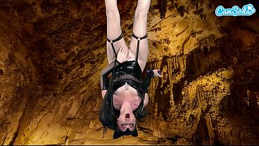 Camsoda Hot_Amateur_Teen In_Bat Costume Masturbates_Upside Down Has_Epic Orgasm