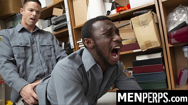 The Mall Guard Performing Strict Action on The Shoplifting Twink - Menperps