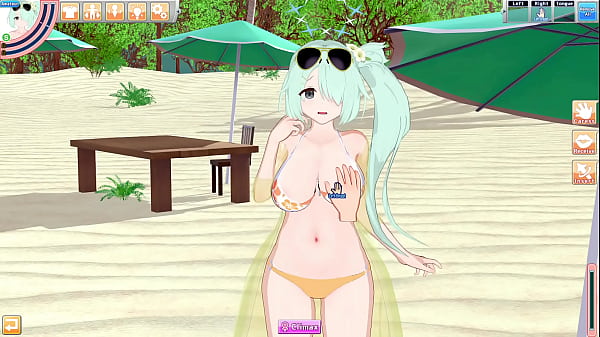 Blue archive hiyori cock riding service koikatsu party