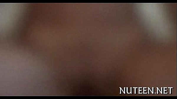 Sexy legal age teenager gets body caressed well 