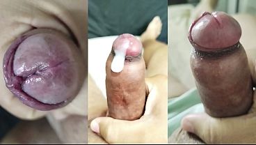 Compilado das gozadas e punhetas com meu pequeno pau com fimose e as vezes que fui cuckold assistindo minha namorada me trair
