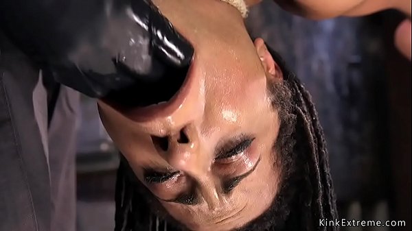 Hogtied in back arch suspension fingered