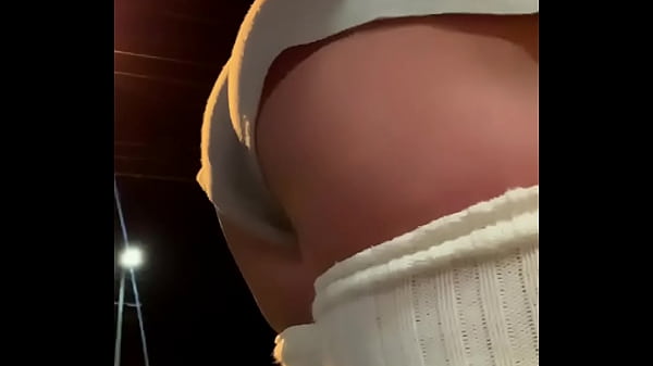 Hot Cutie, Public Crossdresser, Thigh-high Leg Warmers, Sexy Panties and Butt Plug in Public 